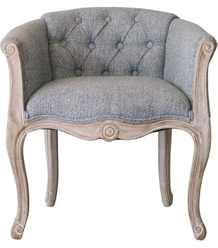 Amazon | クロシオ アンティーク調 猫脚 フランシスカ チェアー 肘なし